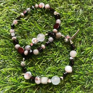 Raider Black & Silver Amulet Bracelet